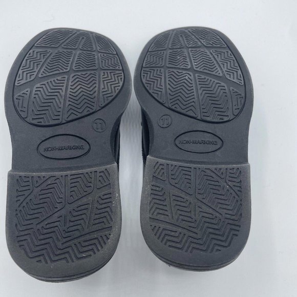 MAX + JAKE little boys non-marking lace up dress shoes in BLACK sz 11 - VGUC - Picture 7 of 8